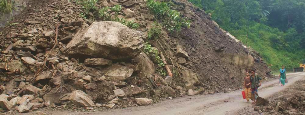Landslide in Sikkim