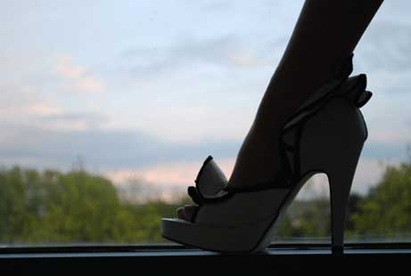 high heels