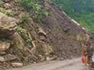 Sikkim landslide during Sept 2011 earthquake