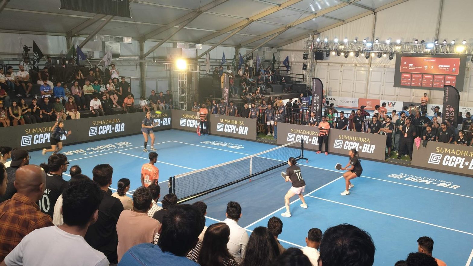 Centre Court Pickleball League match in Bangalore